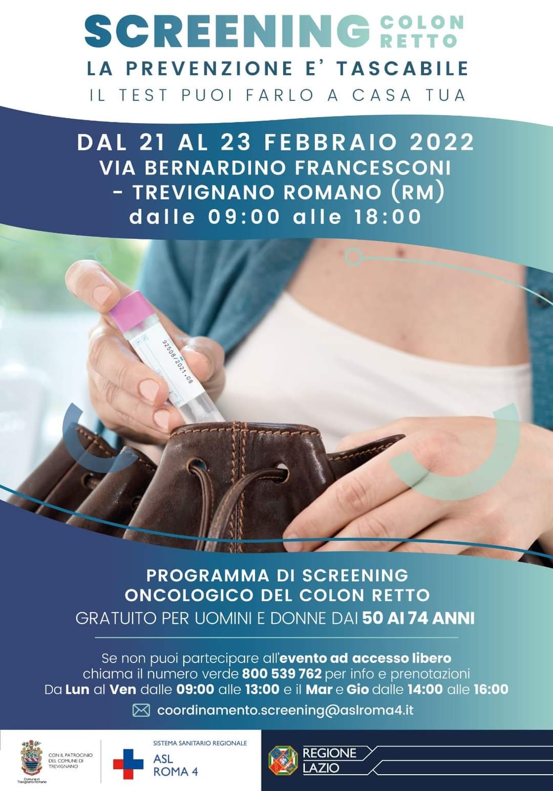 screening gratuito colonretto trevignano romano